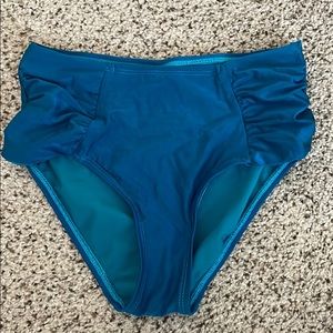 Teal bathing suit bottoms